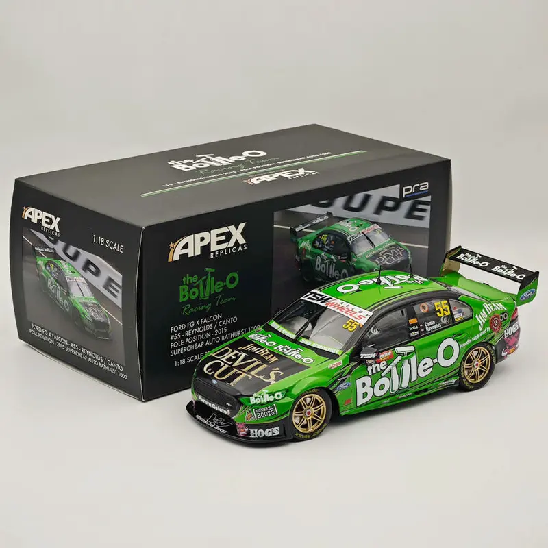 1/18 Apex FG X FALCON 55 REYNOLDS  CANTO POLE POSITION-2015 AD81415 Diecast Models Car Collection Auto Toys Gift