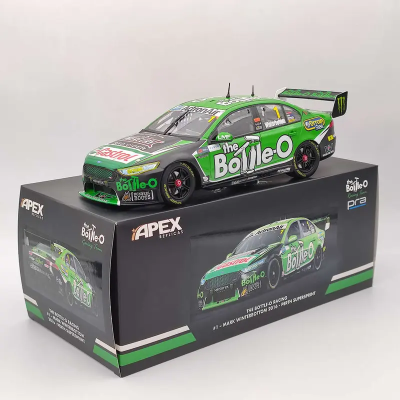 1/18 Apex FG X Falcon The Bottle-O Racing #1-Mark Winterbottom 2016 AD81417 Diecast Models Car Limited Collection
