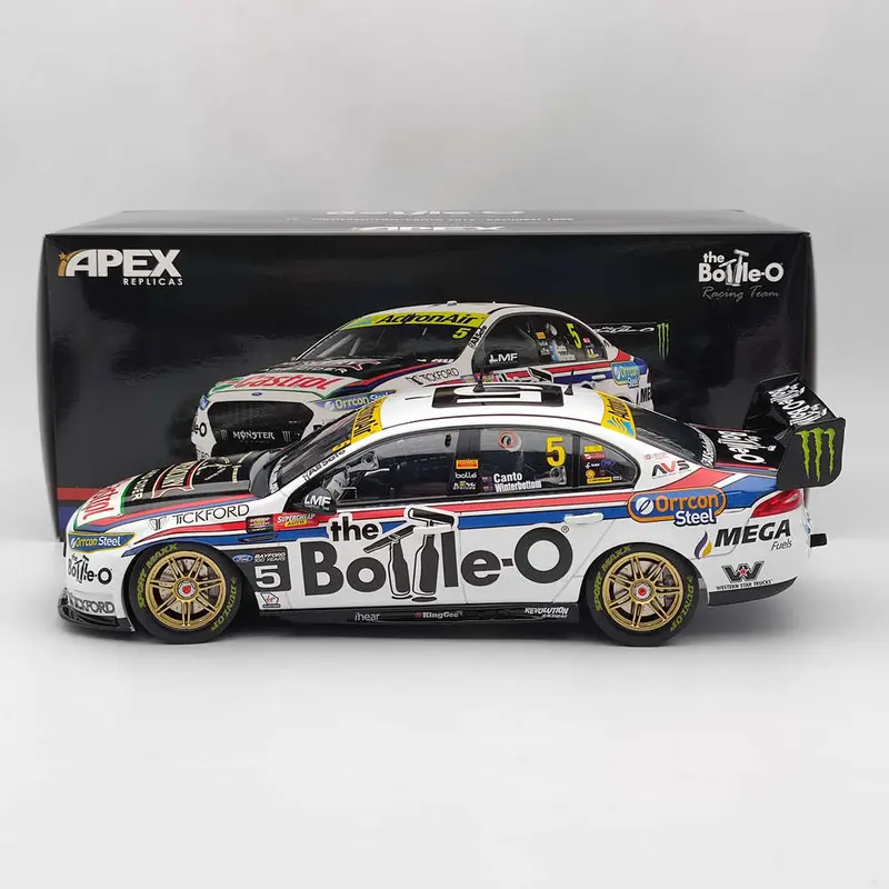 1/18 Apex Racing Team #5 Winterbottom/Canto 2017 Bathurst 1000 AD81426 Diecast Models Car Limited Collection