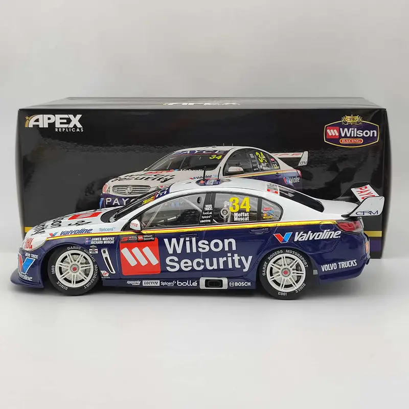1/18 Apex  Wilson Racing #34 Moffat/Muscat 2017 Sandowm 500 AD80710 Diecast Models Car Limited Collection