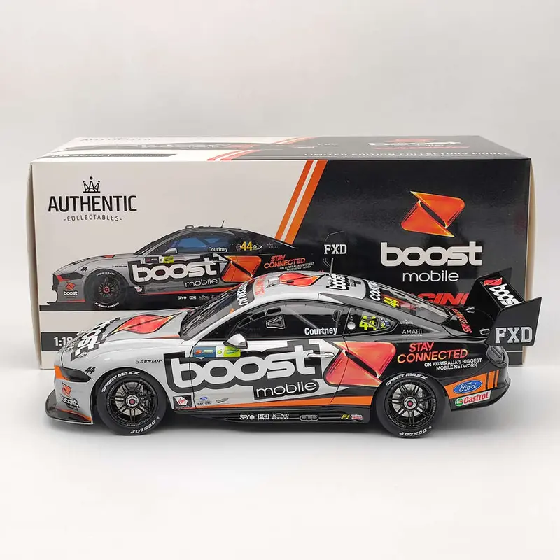 1/18 Authentic Boost Mobile Racing #44 Mustang GT 2020 James Courtney's Toys Car Gift