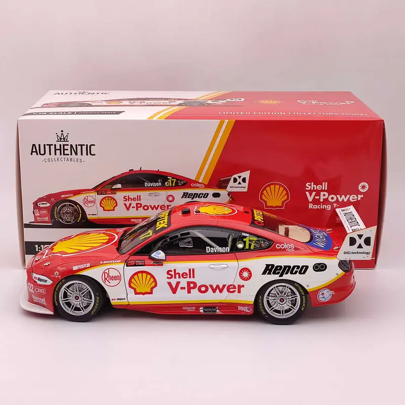1/18 Authentic SHELL V-POWER RACING TEAM #17 MUSTANG GT 2021 WILL DAVISON'S TOYS CAR GIFT