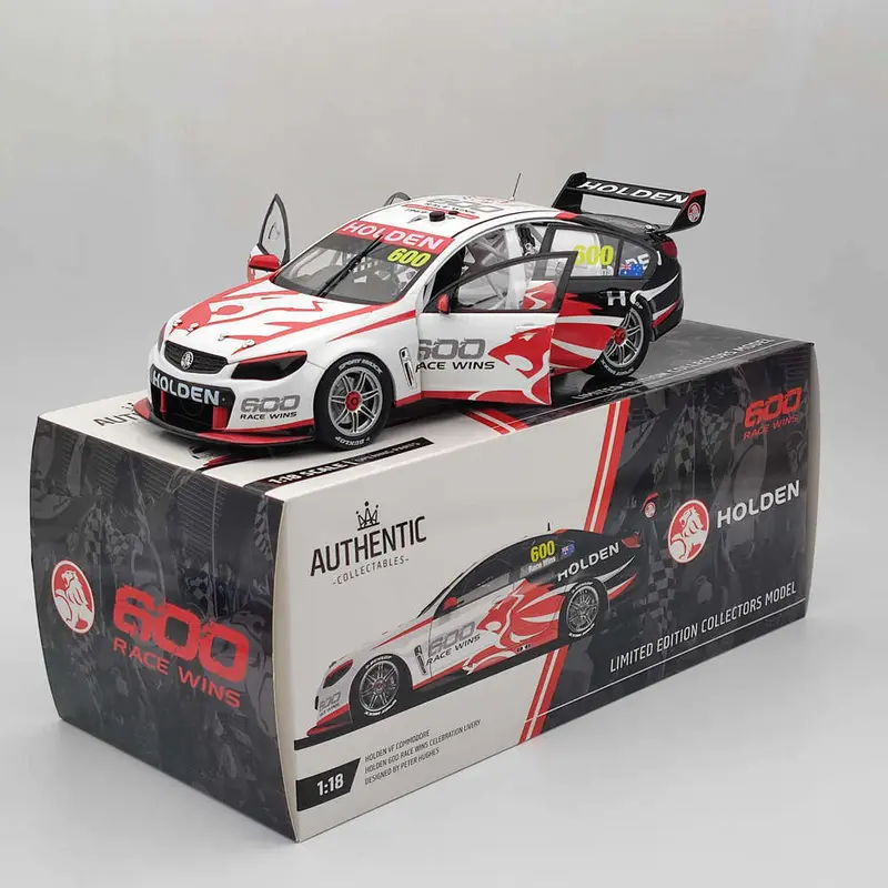 1/18 Authentic VF COMMODORE 600 RACE WINS DESIGNED BY PETER HUGHES Toys Car Gift
