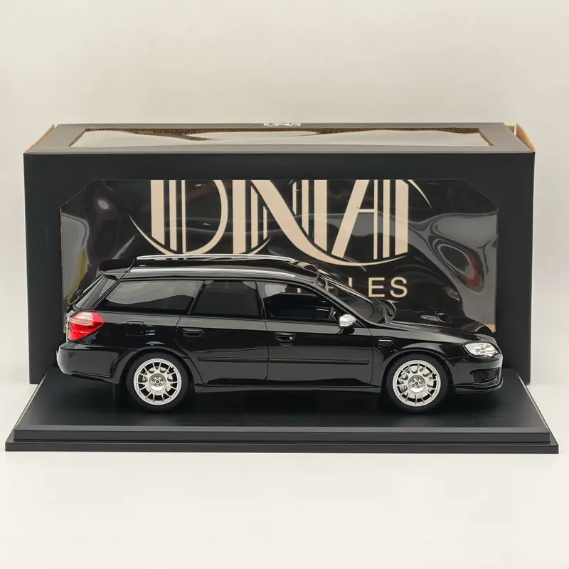 1/18 DNA Collectibles Legacy Touring Wagon STI S402 Black Resin Model Car Collection Auto Toys Gift
