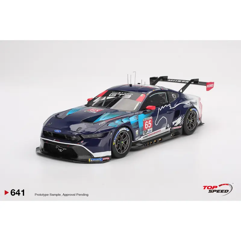 1/18 Ford Mustang GT3 #65 2025 Rolex 24 Class Winner
