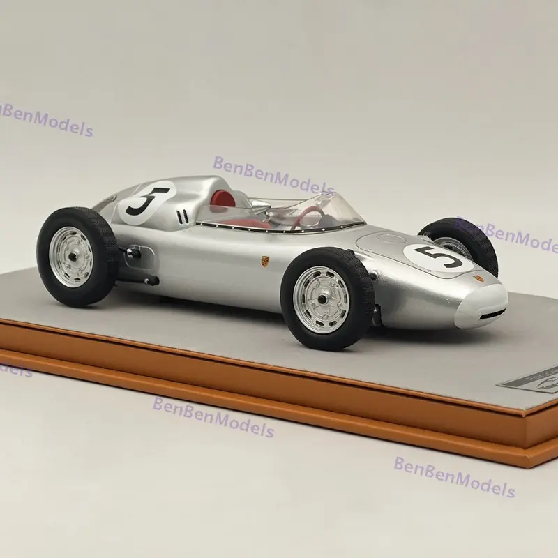 1/18 Tecnomodel 718 F2 1960 Solitude GP #5 Silver Resin Car Model