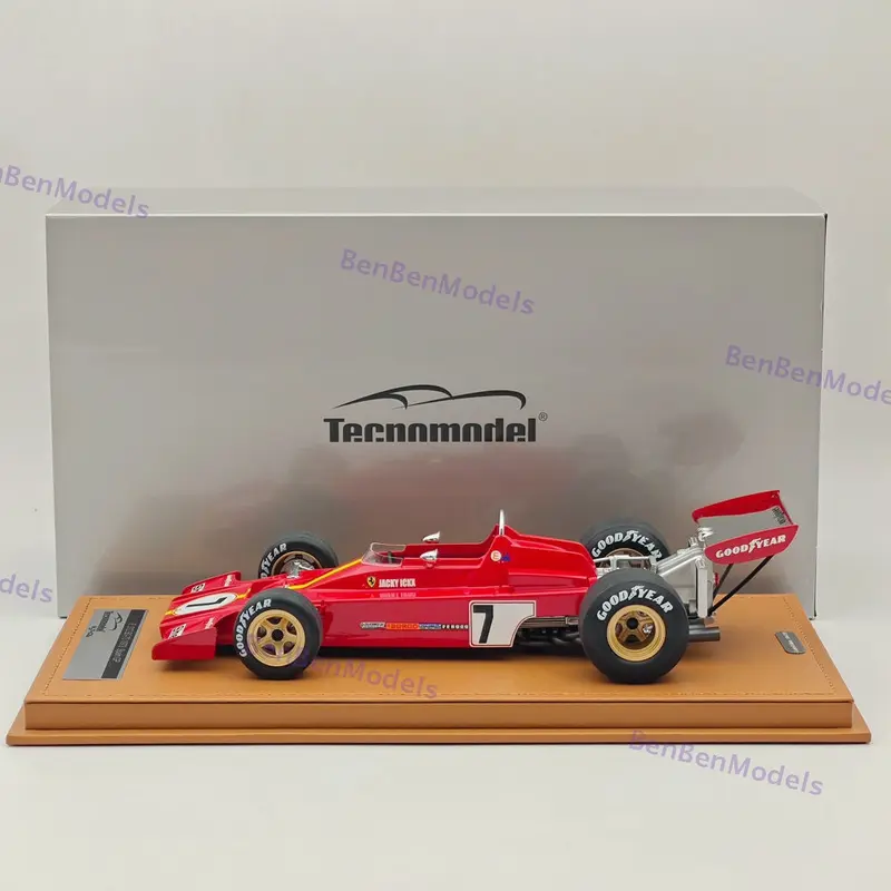 1/18 Tecnomodel F1 312 B3-73 #7 SPAIN GP 1973 JACKY ICKX Red Resin Model