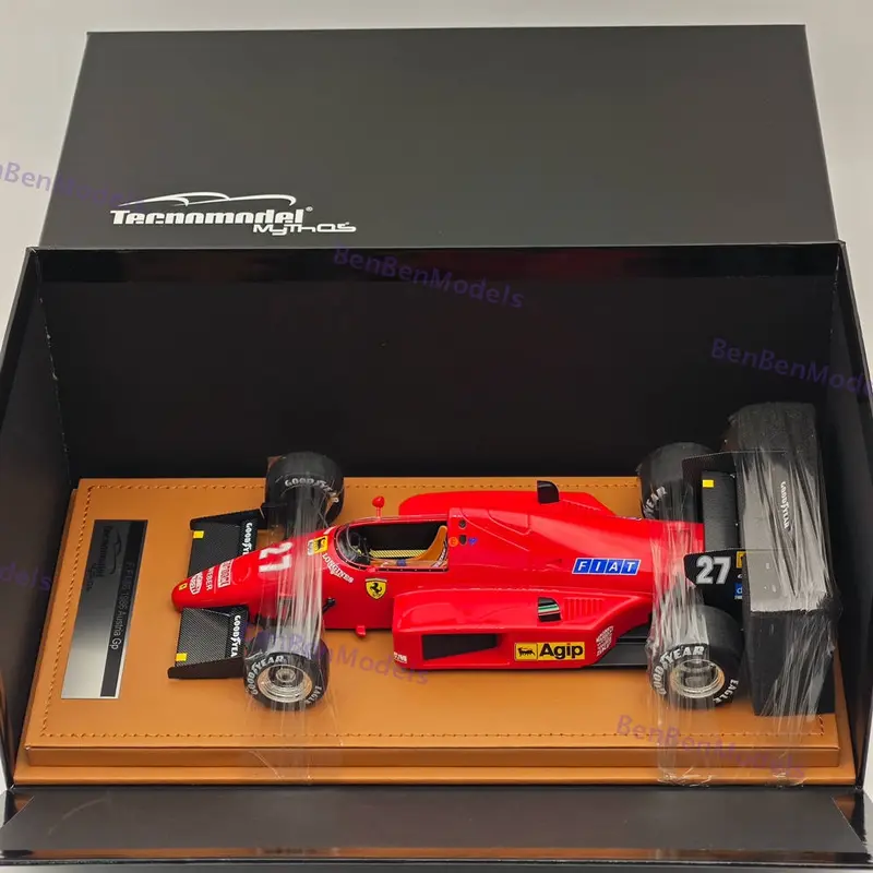1/18 Tecnomodel F1 86 #27 2nd AUSTRIAN GP 1986 MICHELE ALBORETO Red