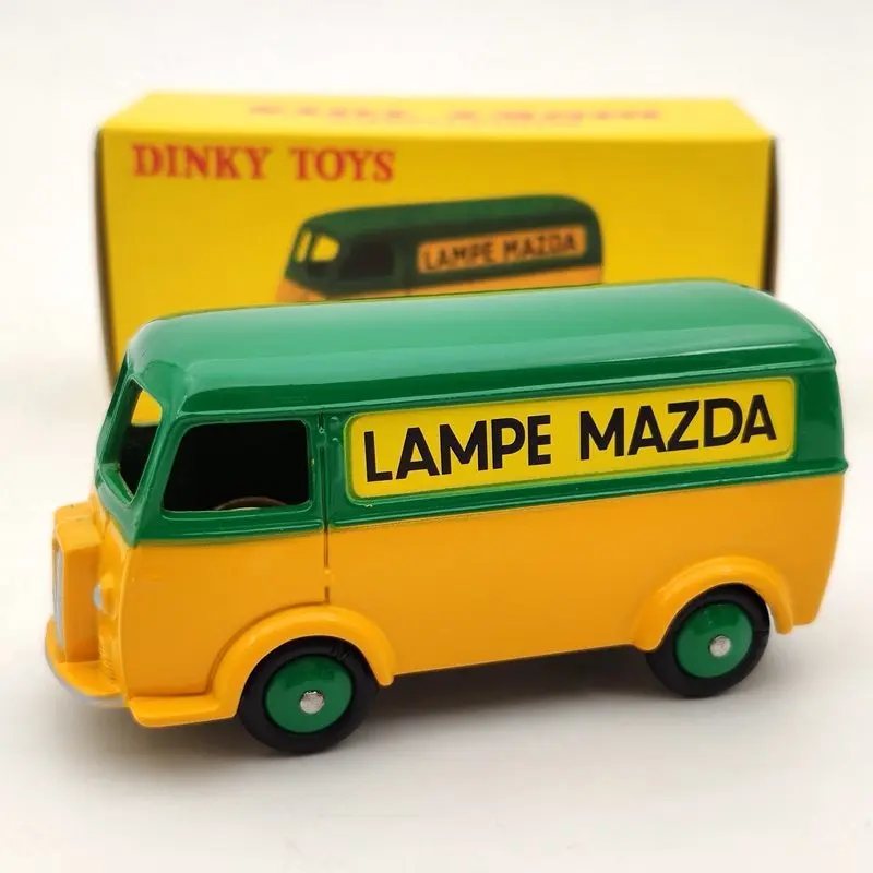 1/43 Atlas Dinky Toys 25B Fourgon Tole D.3.A LAMPE MAZDA Green Diecast Auto Car Gift Collection