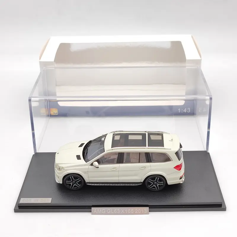 1/43 GLM Models AMG GI63 X 166 2013 #205202 White Resin Limited Collection