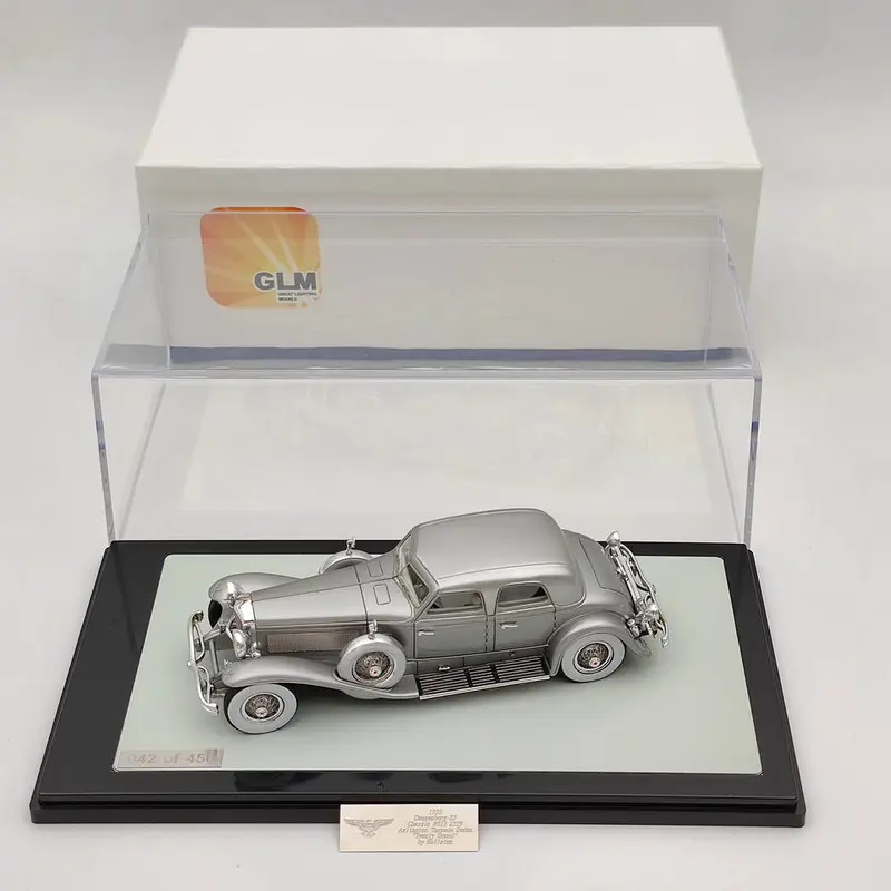 1/43 GLM Models Duesenberg SJ Rollston Arlington Torpedo Sedan 1933 GLM43106201 Resin Toy Car Gift
