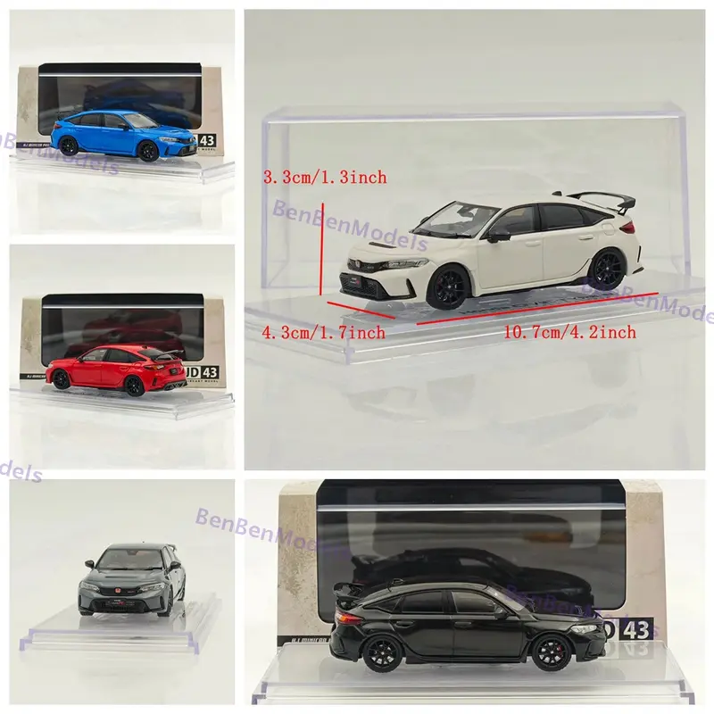 1/43 Hobby Japan HJD43 TYPE R (FL5) RACING BLACK Package Diecast Car Model