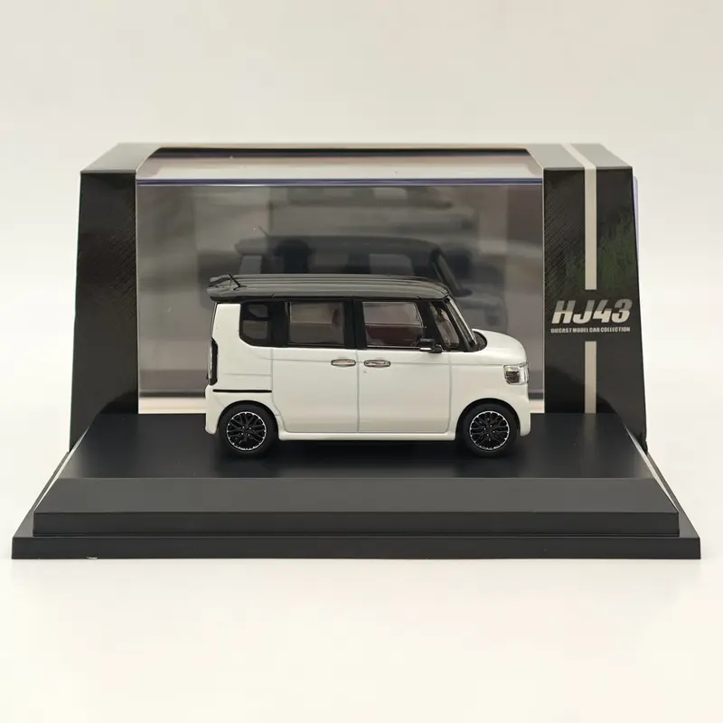 1/43 Hobby Japan N-BOX Custom Platinum White Pearl & Black HJ431006WP