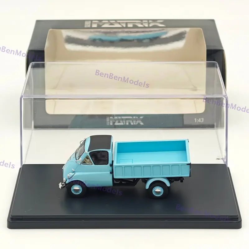 1/43 Matrix Isetta Autocaro Light Blue Small Transport Pickup Model Used