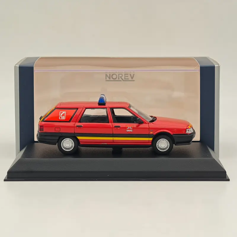 1/43 Norev 21 1991 Pompiers Firefighters-VTULE Diecast Model Red