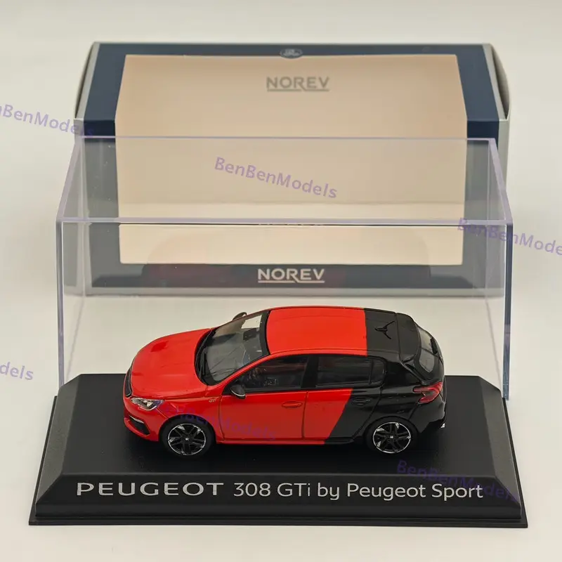 1/43 Norev 308 GTi SPORT VERSIO Diecast Models Car Limited Red/BLACK