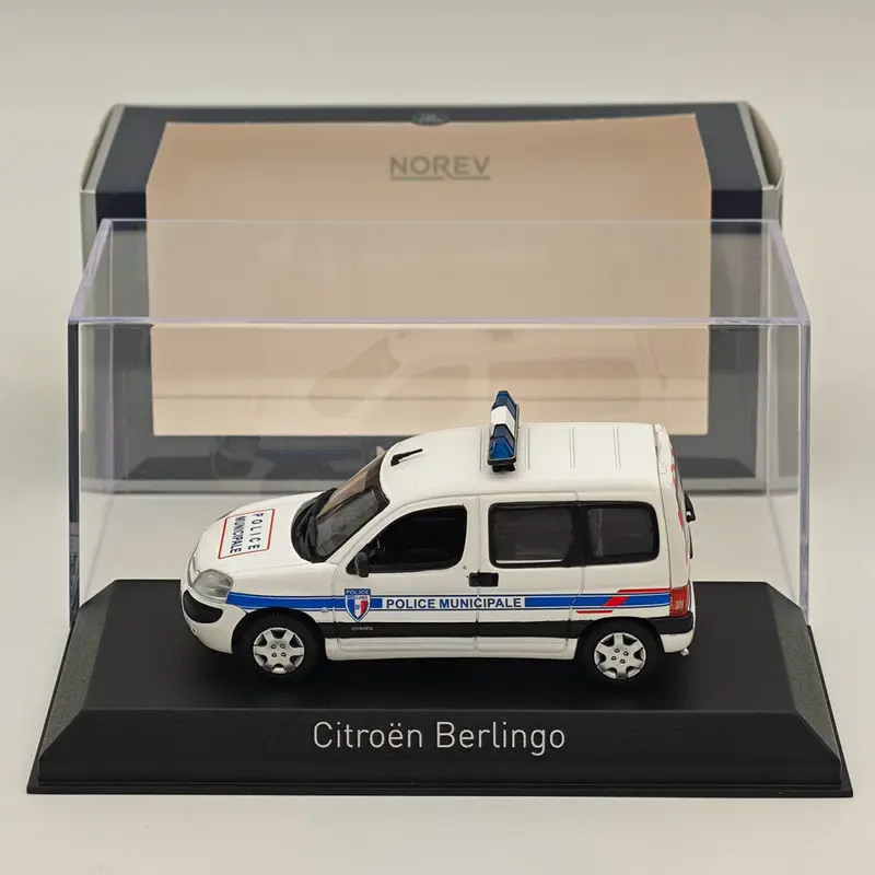 1/43 Norev BERLINGO 2007 Police Municipale Diecast Model Cars White