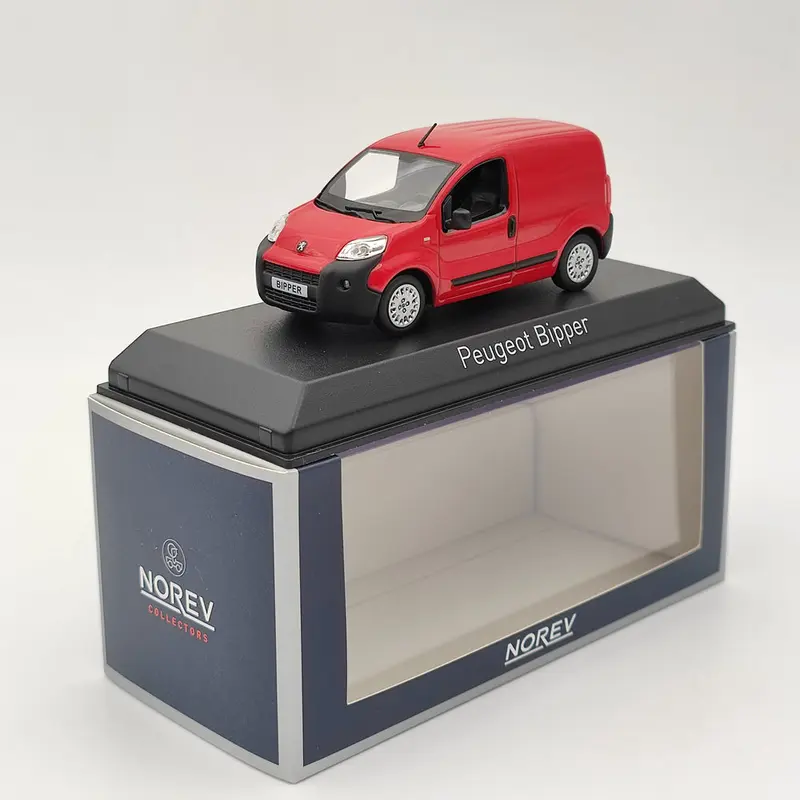 1/43 Norev Bipper Van Red Diecast Models Car Christmas Gift Collection