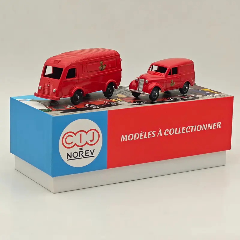 1/43 NOREV C36102 1000kgs & Dauphinoise Belgian Post Pack Diecast Red