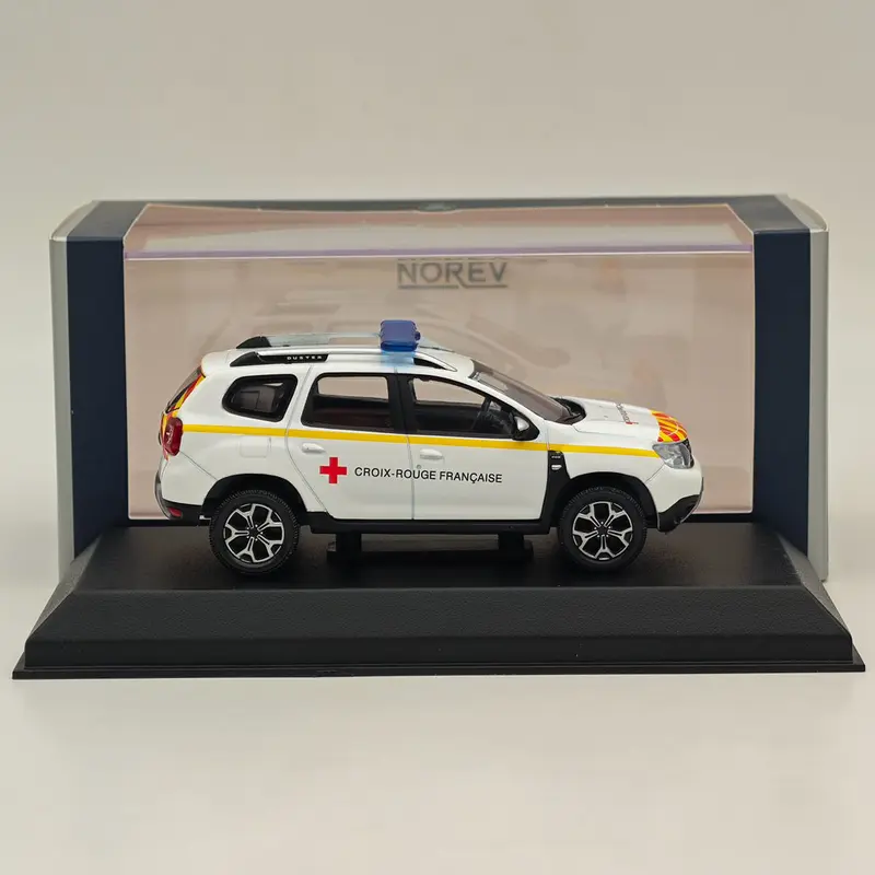 1/43 Norev Duster 2020 Ambulance VLTT 77 Diecast Model Cars Limited White