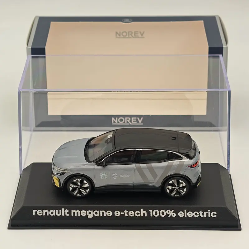 1/43 Norev Megane E-Tech 100% Electric Partenaire Premium Diecast Grey