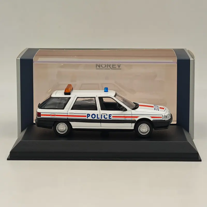 1/43 Norev R21 1989 Police Nationale Diecast Model Cars White