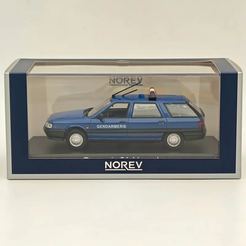 1/43 Norev R21 1994 Sw Station Wagon Gendarmerie Diecast Blue