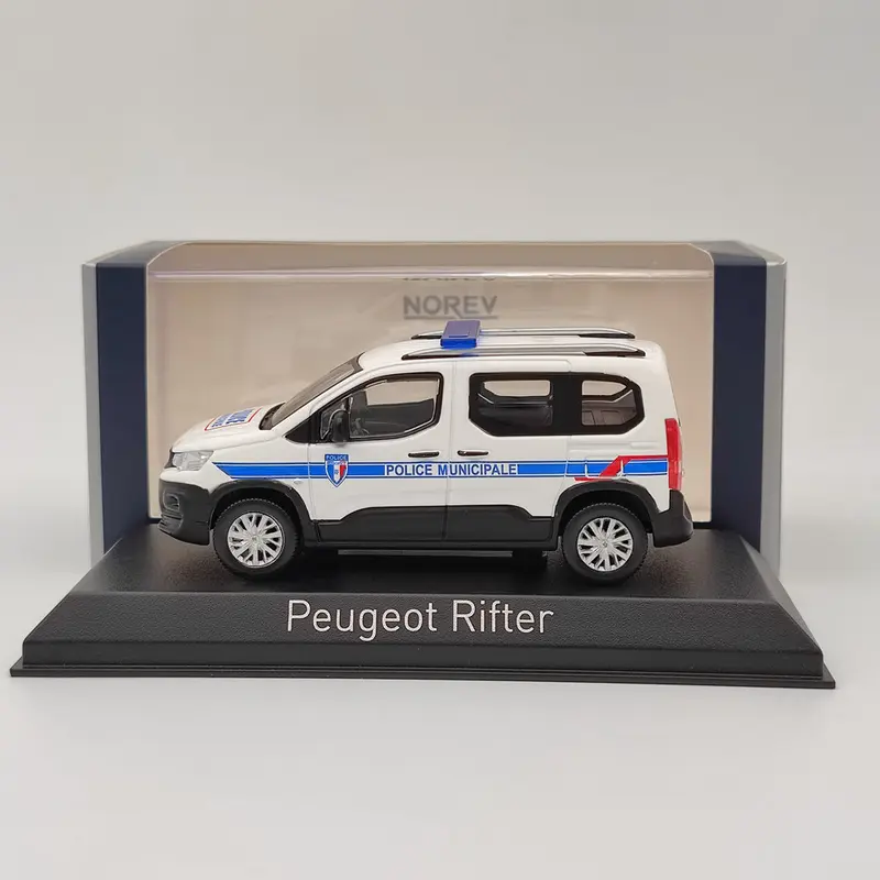 1/43 Norev Rifter 2019 Police Municipale Diecast Models Car Collection Toys Gift