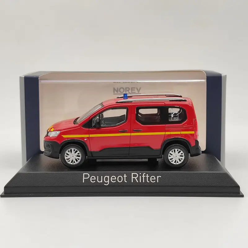 1/43 Norev Rifter 2019 Pompiers Red Diecast Models Car Christmas Gift