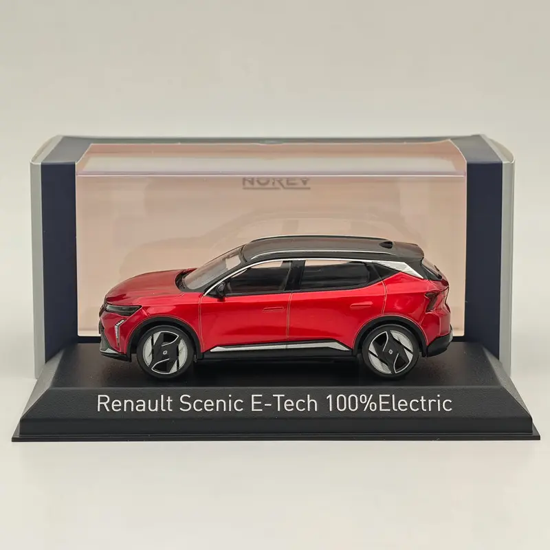 1/43 Norev Scenic E-Tech 100% Electric Flame Red Diecast Model 2024