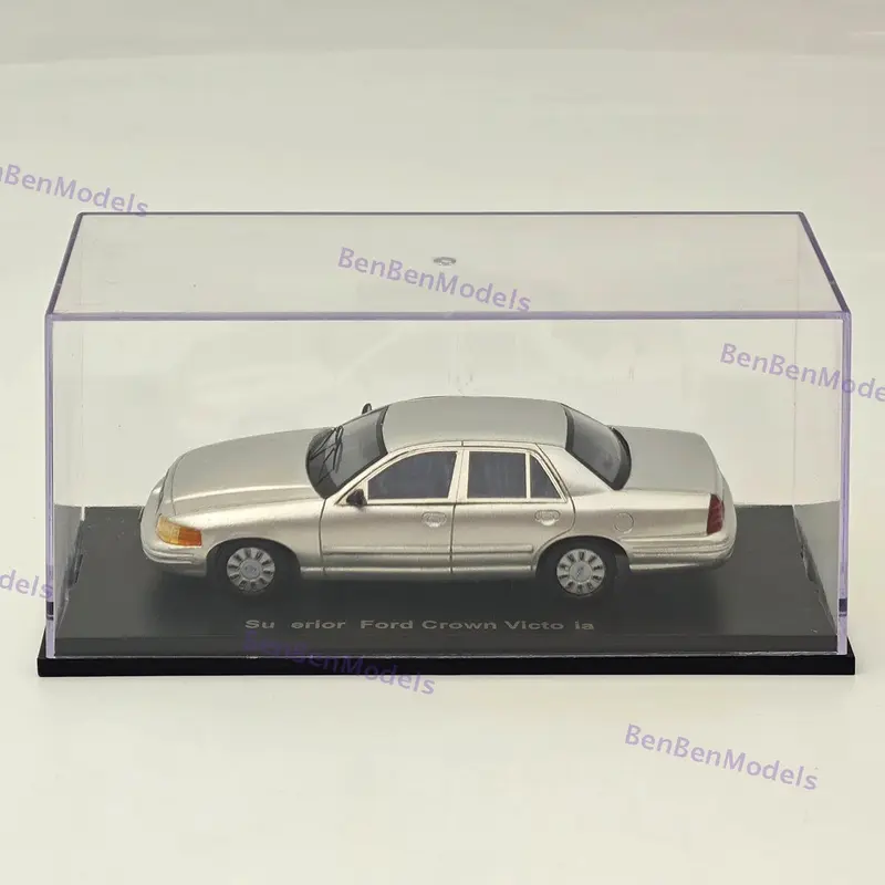 1/43 Superior Crown Victo ia Silver Resin Model Car Limited Edition Used