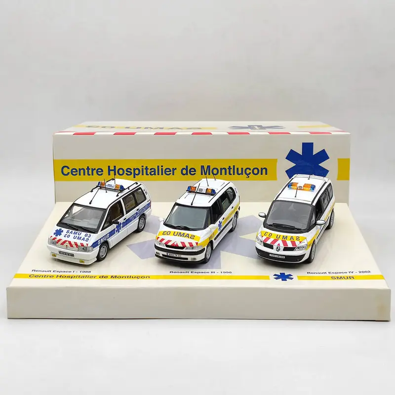 1/43 Universal Hobbies Coffret Espace SAMU 03 SMUR #2282 Diecast Car Model Gift