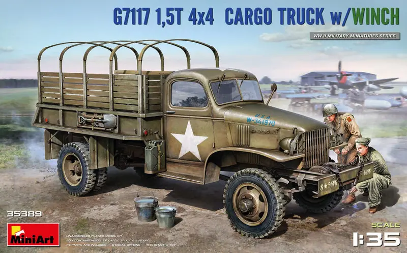 1,5t 4x4 G7117 CARGO TRUCK W/WINCH.KIT 1