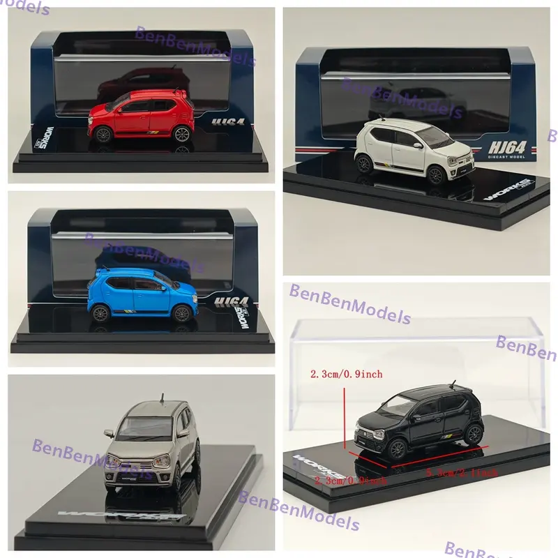 1/64 ALTO WORKS (HA36S) Diecast Model Car Limited Collection Hobby Japan