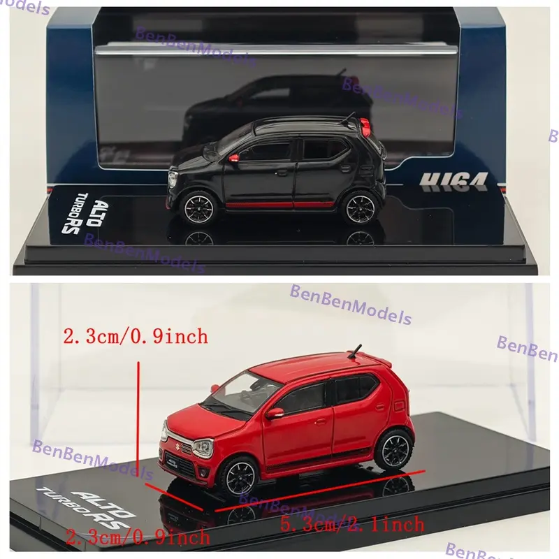 1/64 ALTO WORKS TURBO RS (HA36S) Diecast Model Car Collection Hobby Japan