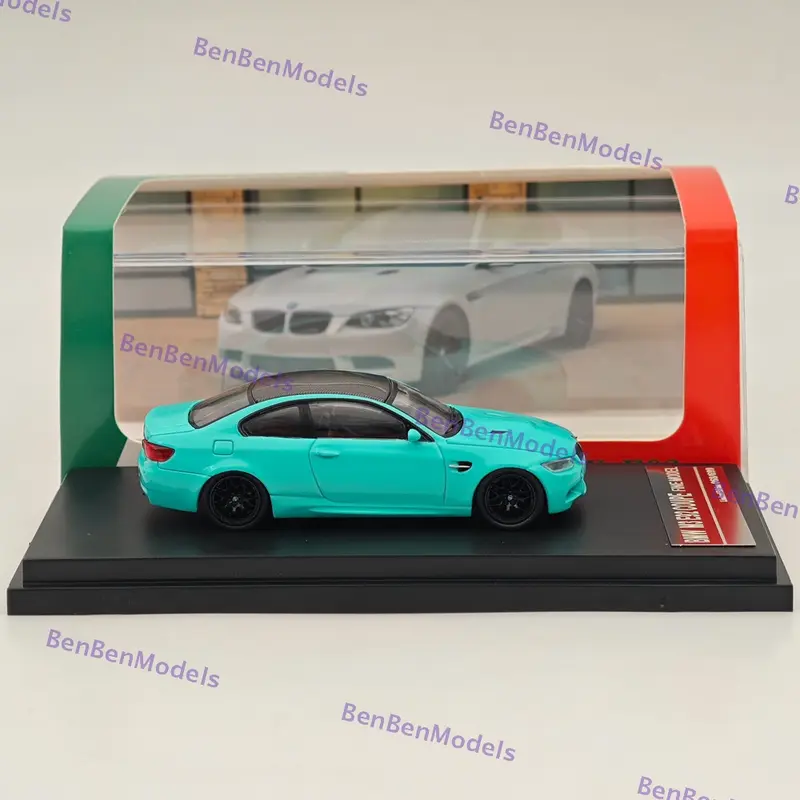 1/64 Fine model Scale M3 E92 COUPE Green Diecast Car Model Toy Collections