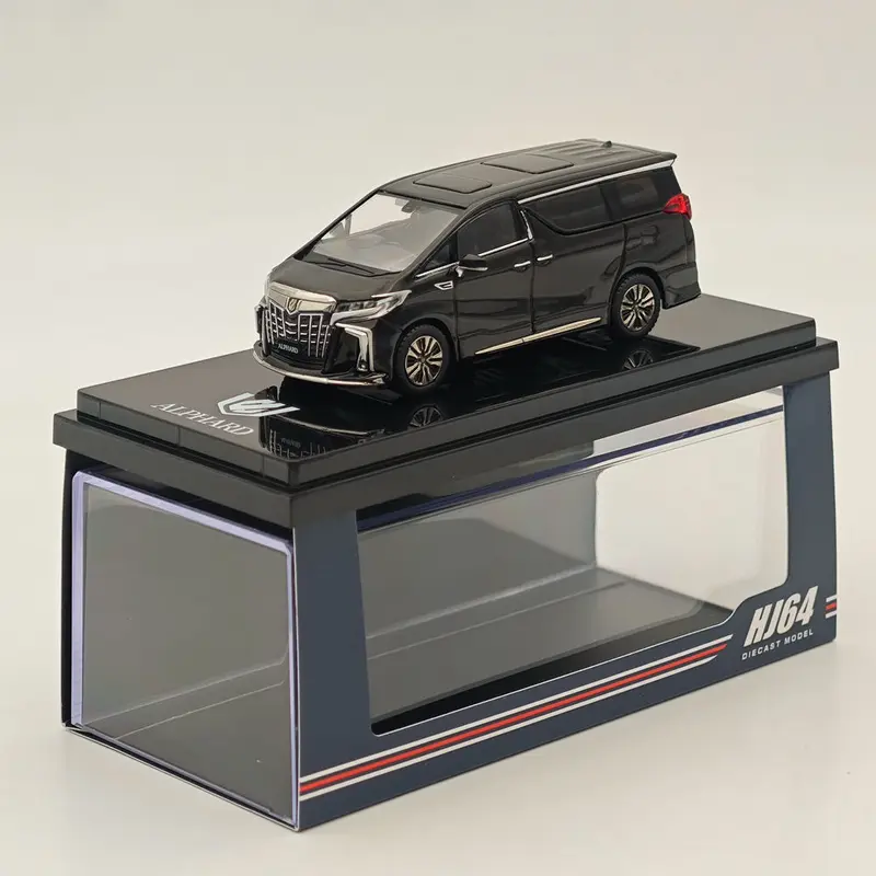 1/64 Hobby Japan ALPHARD Customized Ver. with Sunroof Black Diecast Model