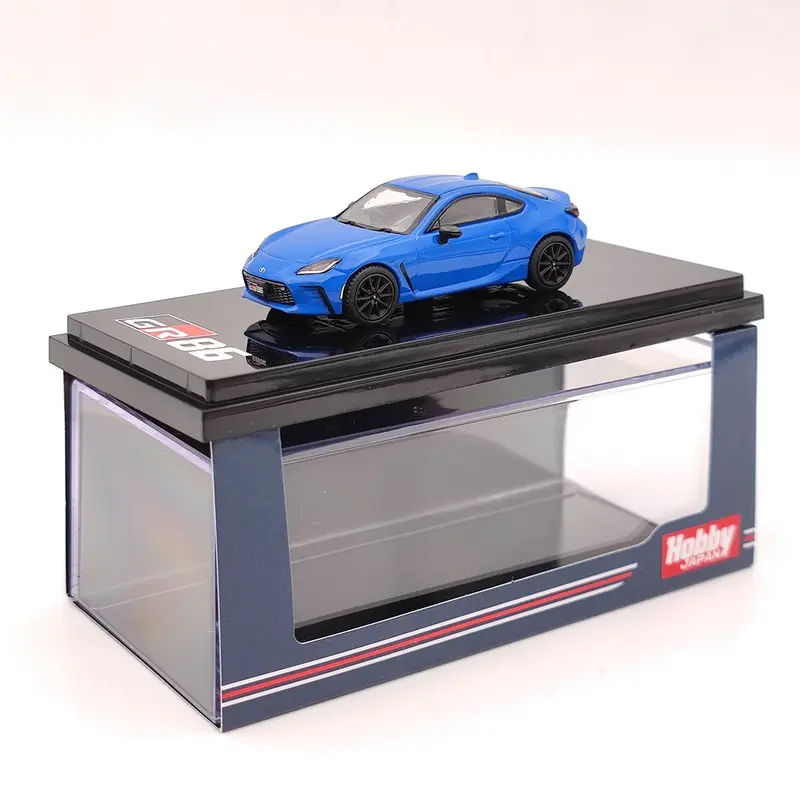1/64 Hobby Japan GR86 RZ 3BA-ZN8 Blue HJ641048ABL Diecast Model Car Limited Collection Auto Toys Gift