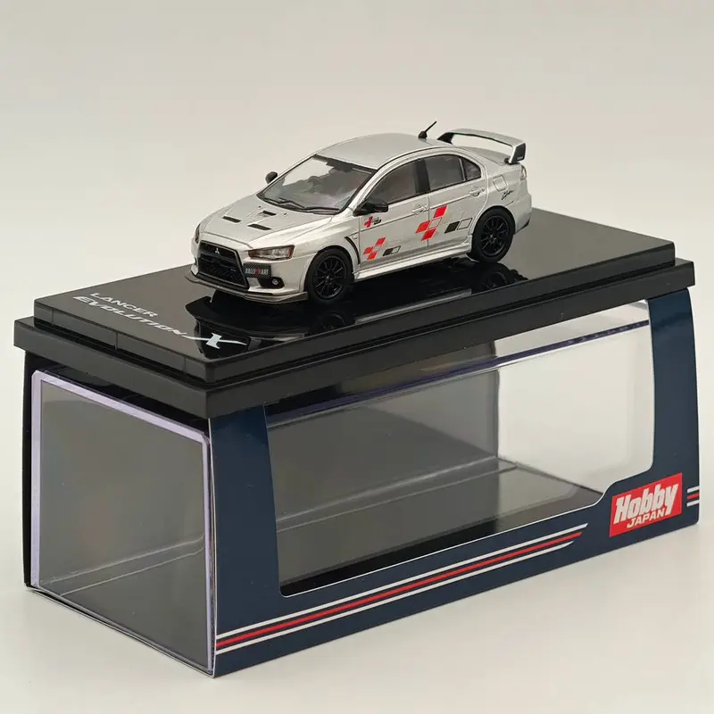 1/64 Hobby Japan Lancer Evolution X RALLIART Cool Silver Metallic