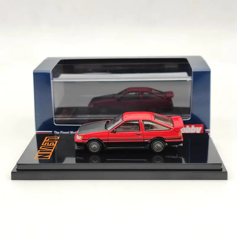 1/64 Hobby Japan LEVIN AE86 3 Door CUSTOM Red HJ641037CRK Diecast Model Toys Car Limited Collection Gift