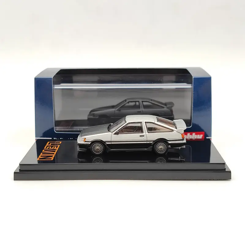 1/64 Hobby Japan LEVIN AE86 3 Door CUSTOM Sliver HJ641037CSK Diecast Model Toys Car Limited Collection Gift
