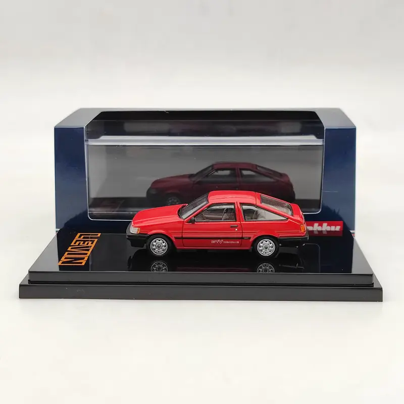 1/64 Hobby Japan LEVIN AE86 3 Door GTV Red HJ641037BRK Diecast Model Toys Car Limited Collection Gift