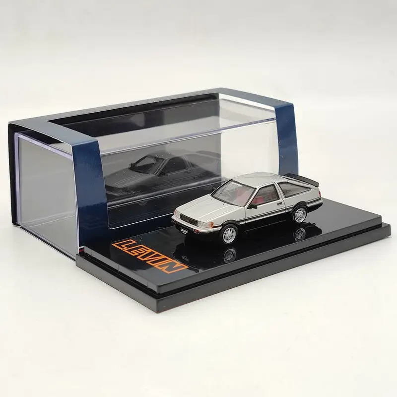 1/64 Hobby Japan LEVIN AE86 3Door GT APEX 1983 Silver HJ641037ASK Diecast Model Toys Car Limited Collection Gift