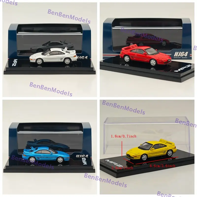 1/64 Hobby Japan MR2 (SW20)GT-S 1991 Diecast Model Car Limited Collection