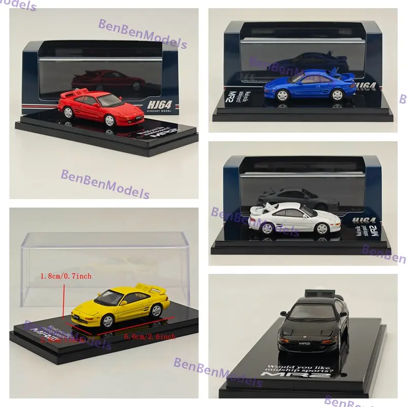 1/64 Hobby Japan MR2 (SW20)GT-S 1993 Diecast Model Car Limited Collection