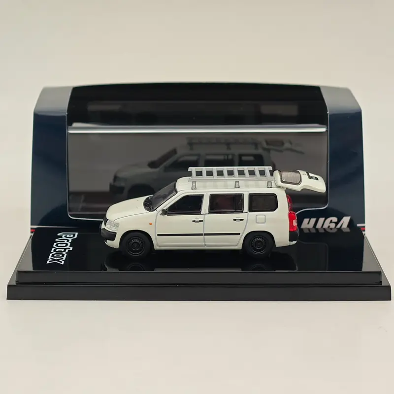 1/64 Hobby Japan PROBOX Customized ver. with ROOF CARRIER White HJ642062W