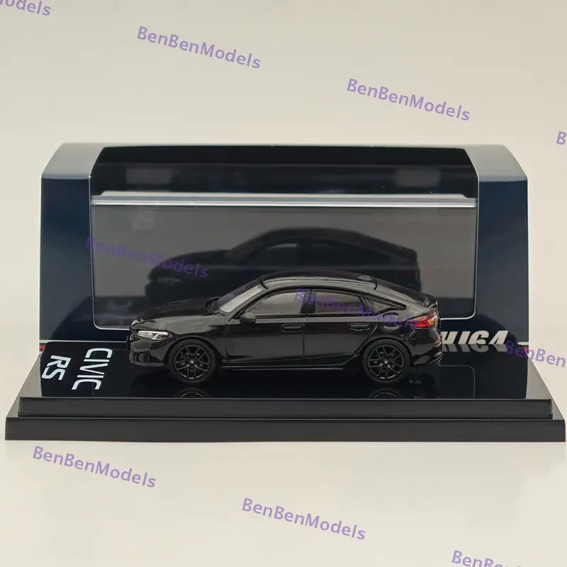 1/64 Hobby Japan RS Crystal Black Pearl Diecast Model Car HJ642046ABK