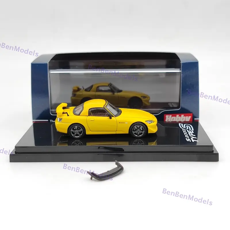 1/64 Hobby Japan S2000 Type S (AP2) New Indy Yellow Diecast Model HJ641020SY