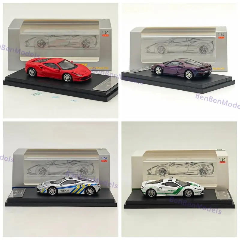 1/64 Hone Model F8 Tributo Supercar Diecast Model Car Limited Collectible Hobby