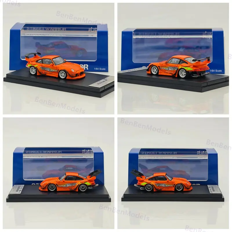 1/64 SW 993 Orange Speed and Furious Diecast Metal Car
